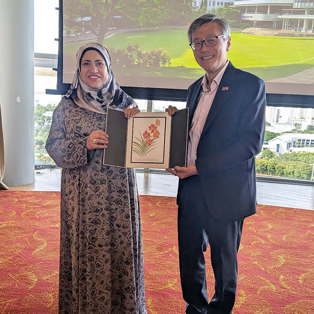 Visit by Her Excellency Prof Rahma Al-Mahrooqi