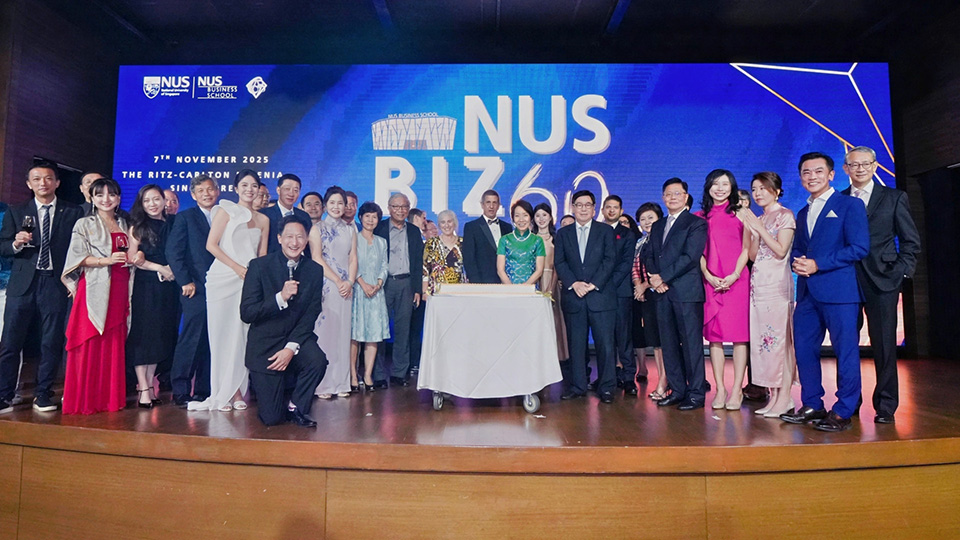 NUS Business School raises S$600,000 at 60th anniversary gala dinner
