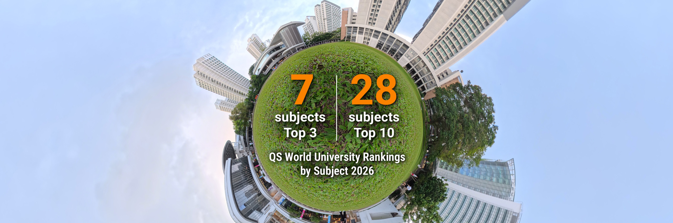 NUS leads Asia in the QS World University Rankings by Subject 2026