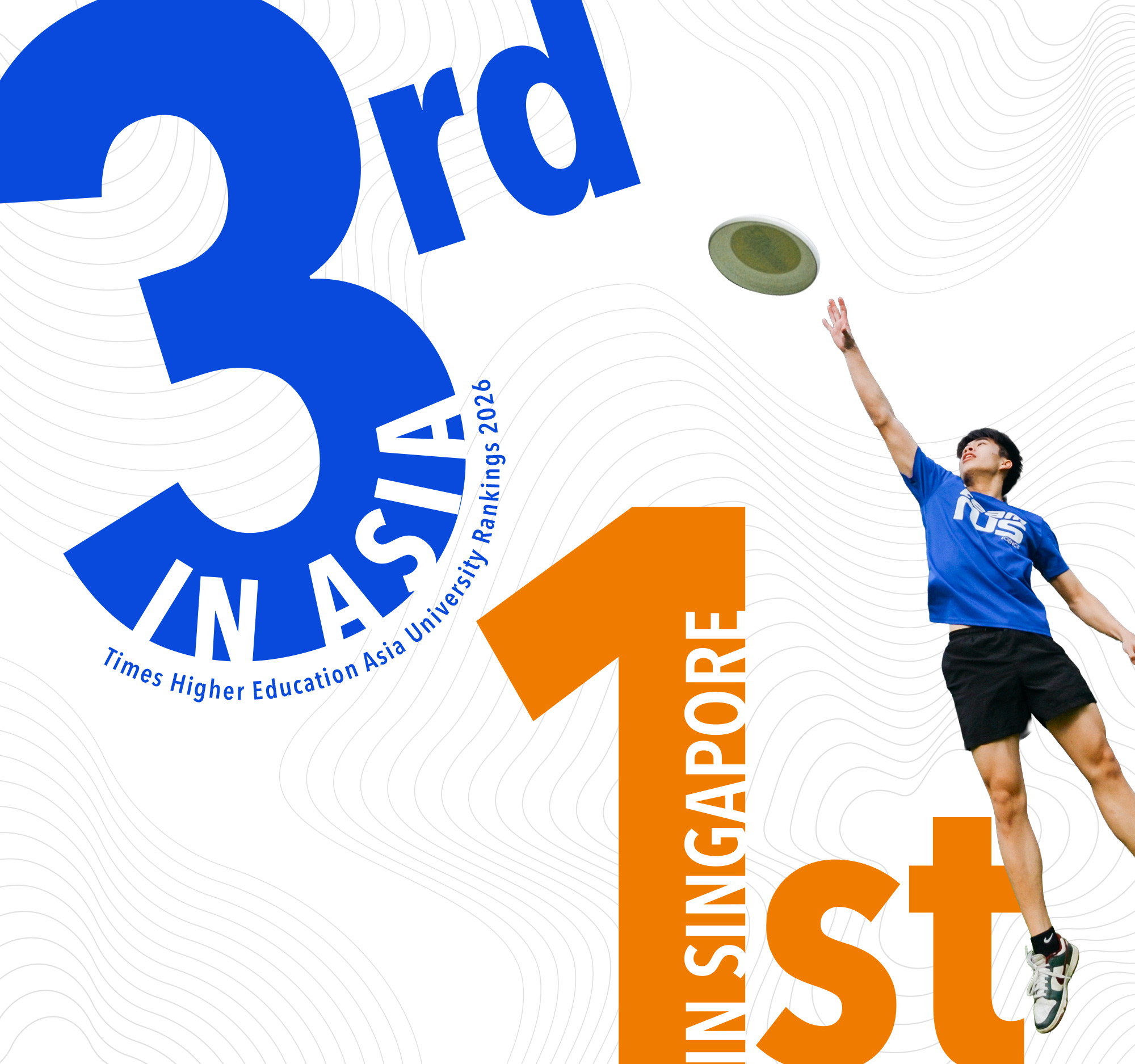 3rd in Asia and 1st in Singapore