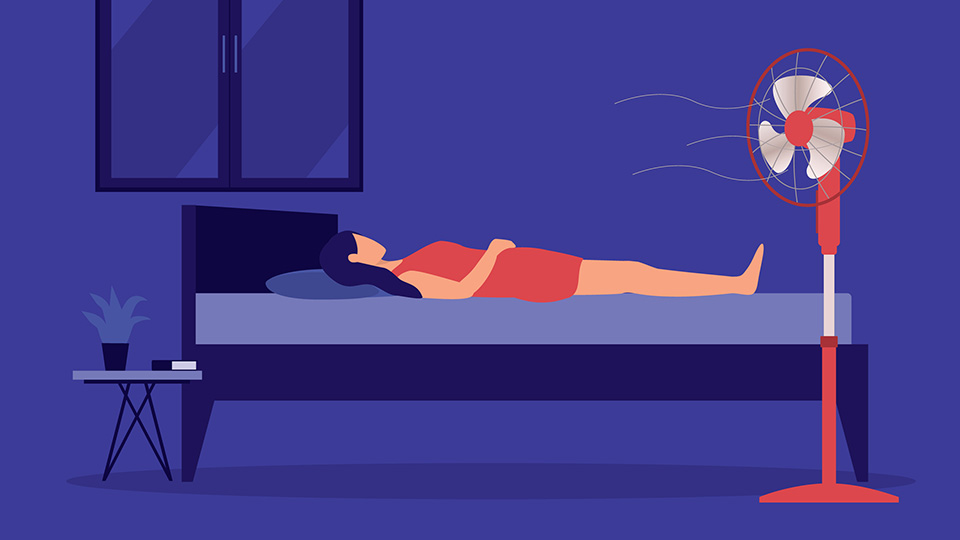 Bedrooms here average a muggy 28 deg C at night: Study